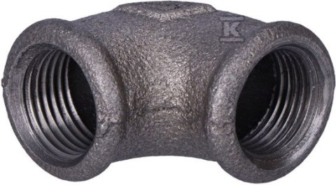 OPAL Kolano nakrętne 1/2" czarne A1, NR 6, NR 90, 90-4S
