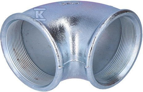 OPAL Kolano nakrętne ocynk NR6 NR90 3" 90-11V OPAL Kolano nakrętne ocynk NR6 NR90 3" 90-11V