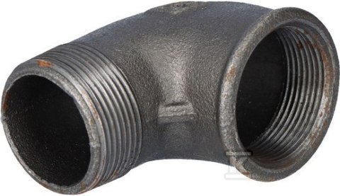 OPAL Kolano nakrętno-wkrętne czarne A4 NR7 NR92 92-8S OPAL Kolano nakrętno-wkrętne czarne A4 NR7 NR92 92-8S