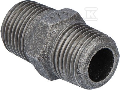 OPAL Nypel wkrętny równoprzelotowy czarny N8 NR 38 OPAL Nypel wkrętny równoprzelotowy czarny N8 NR 38