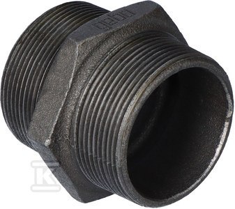 OPAL Nypel wkrętny równoprzelotowy 2" czarny N8 NR 38 NR 280 280-9S OPAL Nypel wkrętny równoprzelotowy 2" czarny N8 NR 38 NR 280 280-9S