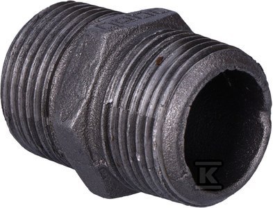 OPAL Nypel równoprzelotowy czarny 5/4" N8 NR38 NR280 OPAL Nypel równoprzelotowy czarny 5/4" N8 NR38 NR280