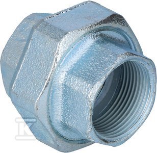 OPAL Śrubunek dwuzłączka prosta nakrętna 5/4" ocynk U1 OPAL Śrubunek dwuzłączka prosta nakrętna 5/4" ocynk U1