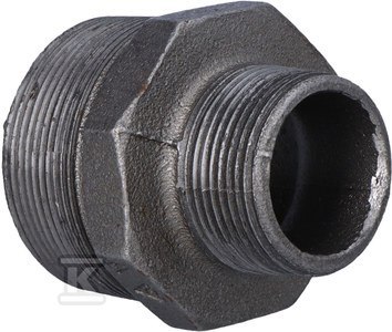 OPAL Nypel redukcyjny czarny GZ 2"x5/4" 245-37S OPAL Nypel redukcyjny czarny GZ 2"x5/4" 245-37S