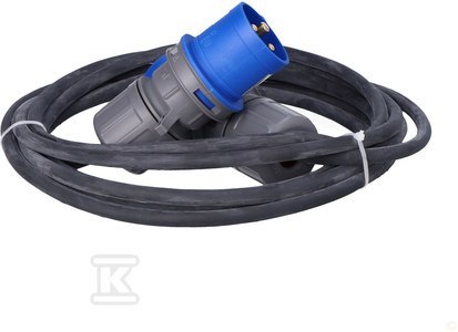 OPAL KAMPER Przedłużacz jednogniazdowy 5M 3x1,5mm² 16A/230V OPAL KAMPER Przedłużacz jednogniazdowy 5M 3x1,5mm² 16A/230V