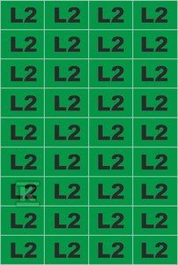 ONNLINE Tablica Oznacznikowa Samoprzylepna FAZA L2 - 36 naklejek ONNLINE Tablica Oznacznikowa Samoprzylepna FAZA L2 - 36 naklejek