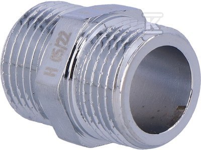 ONNLINE Nypel 3/8" Chromowany Mosiądz Gwintowany HAO418 ONNLINE Nypel 3/8" Chromowany Mosiądz Gwintowany HAO418