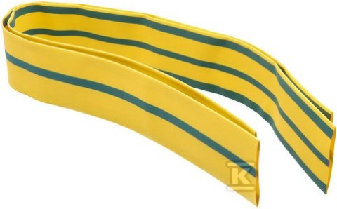 Rurka termokurczliwa samogasnąca ONNLINE żółtozielona 50,8/25,4mm
