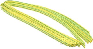 Rurka termokurczliwa żółto-zielona ONNLINE RTS-9,5/4,8ZZ