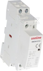 ONNLINE Stycznik modułowy SM25A1O1C 25A 230V AC