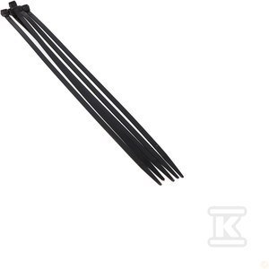 Opaska kablowa CV-430 HW (UV) czarna (100 sztuk)