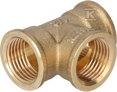 ONNLINE Trójnik mosiężny 1/2" (HAO459) z gwintem wewnętrznym ONNLINE Trójnik mosiężny 1/2" (HAO459) z gwintem wewnętrznym