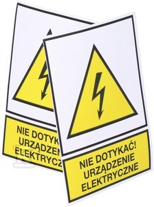 Tablica ostrzegawcza samoprzylepna TZO ONNLINE NO3-NDUE Tablica ostrzegawcza samoprzylepna TZO ONNLINE NO3-NDUE