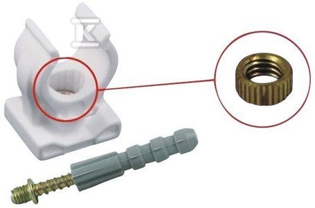 Onnline Uchwyt pojedynczy do rur 25-28mm Onnline Uchwyt pojedynczy do rur 25-28mm