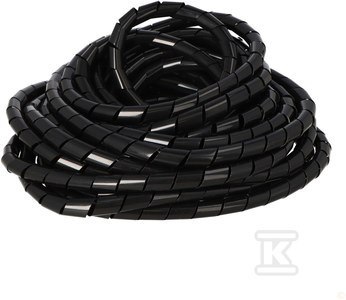 Wąż spiralny GST-12B czarny 12mm 10m Wąż spiralny GST-12B czarny 12mm 10m