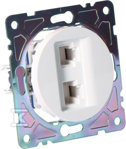 ONNLINE Gniazdo RJ45/RJ11 BETA (BET1018W) BIAŁE ONNLINE Gniazdo RJ45/RJ11 BETA (BET1018W) BIAŁE