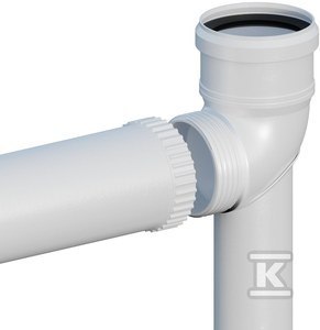 Kolano PP 87° DN80 L500 EPDM ONNLINE Kolano PP 87° DN80 L500 EPDM ONNLINE