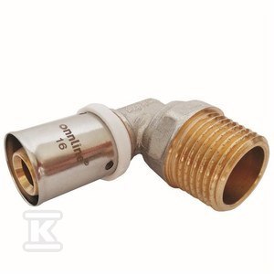 KOLANO 90ST ZAPRASOWYWANE GZ 16MM X 1/2" profil U, ZKZ1612_ON, system zaprasowywany Onnline KOLANO 90ST ZAPRASOWYWANE GZ 16MM X 1/2" profil U, ZKZ1612_ON, system zaprasowywany Onnline