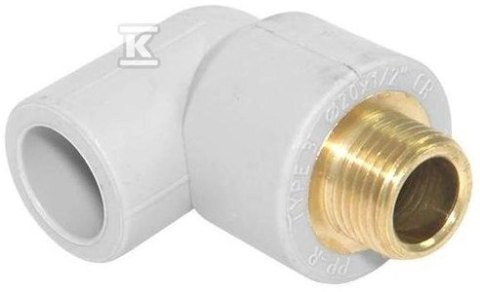 Onnline Kolano PP 90st GZ Mosiężne 20/34" Onnline Kolano PP 90st GZ Mosiężne 20/34"