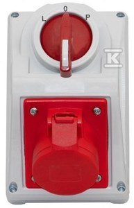 ONNLINE Rozdzielnica KOMBI 16A 5p, L/P ONNLINE Rozdzielnica KOMBI 16A 5p, L/P