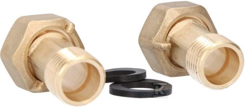 ONNLINE Śrubunki wodomierzowe 1/2" DN15 RAC15 KPL=2SZT ONNLINE Śrubunki wodomierzowe 1/2" DN15 RAC15 KPL=2SZT