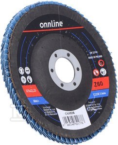 ONNLINE Tarcza lamelowa STAL/INOX G.60 ZIRCONIUM
