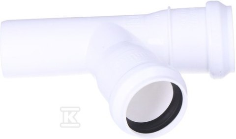 Trójnik PP do kanalizacji wewnętrznej 32x32/67 CCP711, Biały Sanit.ONNLINE Trójnik PP do kanalizacji wewnętrznej 32x32/67 CCP711, Biały Sanit.ONNLINE