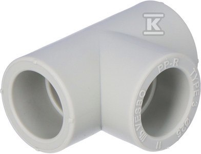Trójnik PP 25mm Onnline 301-25-V_ON - wysokiej jakości element systemu Onnline PPR Trójnik PP 25mm Onnline 301-25-V_ON - wysokiej jakości element systemu Onnline PPR