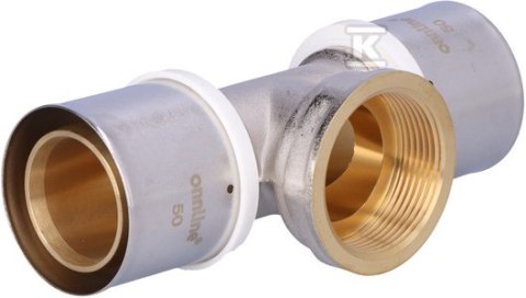 ONNLINE Trójnik zaprasowywany GW 50mm x 1 1/2" ZTW50112_ON ONNLINE Trójnik zaprasowywany GW 50mm x 1 1/2" ZTW50112_ON