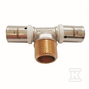 Onnline Trójnik zaprasowywany GZ 20mm x 1/2" U-profile ZTZ2012_ON Onnline Trójnik zaprasowywany GZ 20mm x 1/2" U-profile ZTZ2012_ON