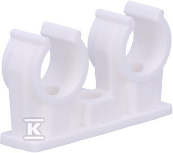 ONNLINE Uchwyt podwójny ze śrubą 16-18 mm, model A-690654-10E ONNLINE Uchwyt podwójny ze śrubą 16-18 mm, model A-690654-10E