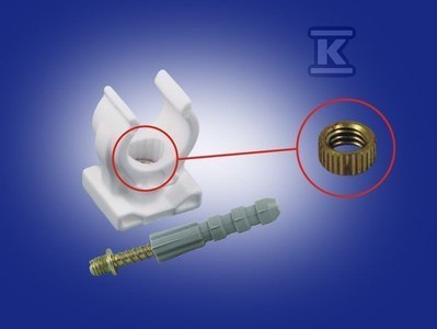 ONNLINE Uchwyt pojedynczy do rur 25-28 mm, A-690500-10E ONNLINE Uchwyt pojedynczy do rur 25-28 mm, A-690500-10E