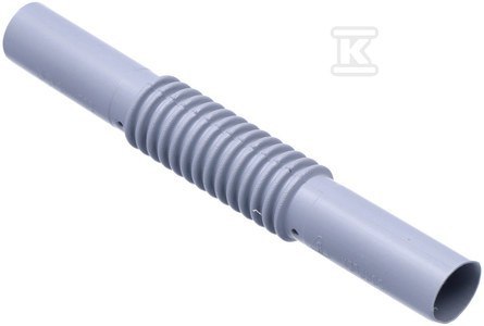 ONNLINE Złączka karbowana do rur elektroinstalacyjnych Fi-18, szara ONNLINE Złączka karbowana do rur elektroinstalacyjnych Fi-18, szara