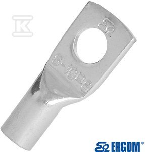 ERGOM Końcówka kablowa miedziana rurowa 100 szt. E11KM-01020102400 ERGOM Końcówka kablowa miedziana rurowa 100 szt. E11KM-01020102400