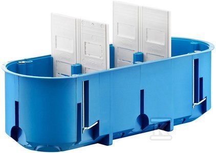 SIMET Puszka podtynkowa gipsowa Niebieska MULTIBOX P3X60D SIMET Puszka podtynkowa gipsowa Niebieska MULTIBOX P3X60D