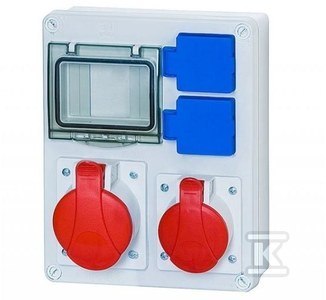 ONNLINE Rozdzielnica R-240 POWER 16/5, 32/5, 2x230V ONNLINE Rozdzielnica R-240 POWER 16/5, 32/5, 2x230V