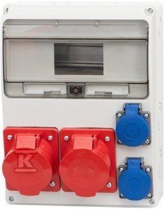 ONNLINE Rozdzielnica LAGO 11M 16/5, 32/5, 2x230V Power ONNLINE Rozdzielnica LAGO 11M 16/5, 32/5, 2x230V Power
