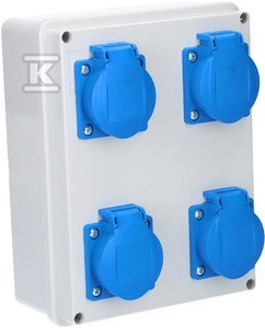 ONNLINE POWER Rozdzielnica R-190 4x250V ONNLINE POWER Rozdzielnica R-190 4x250V