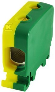 SIMET Złączka szynowa AL-CU 1,5-50mm² TS 35 ZGG ŻÓŁ 84285009 SIMET Złączka szynowa AL-CU 1,5-50mm² TS 35 ZGG ŻÓŁ 84285009