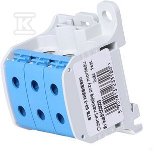 SIMET Złączka szynowa gwintowa Al/Cu STB 50-3 81003003 SIMET Złączka szynowa gwintowa Al/Cu STB 50-3 81003003