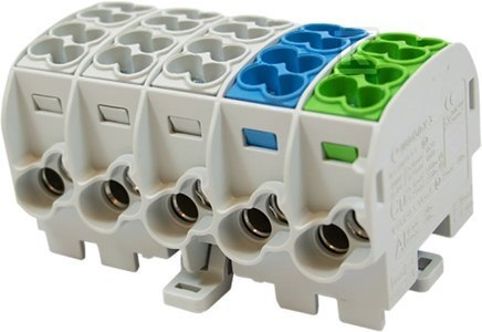 SIMET Blok rozdzielczy SCB 25-5X Al/Cu 80150 SIMET Blok rozdzielczy SCB 25-5X Al/Cu 80150