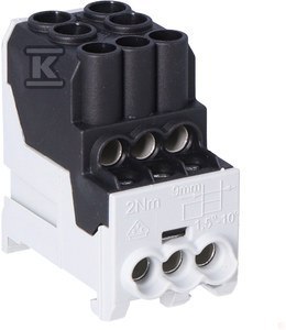 SIMET Blok dystrybucyjny Al/Cu 80010 SIMBLOCK czarny SIMET Blok dystrybucyjny Al/Cu 80010 SIMBLOCK czarny