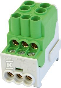 SIMET Blok dystrybucyjno-rozdzielczy Al/Cu 80010 Zielony SIMET Blok dystrybucyjno-rozdzielczy Al/Cu 80010 Zielony