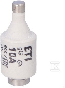 ETI Wkładka topikowa zwłoczna DII gG 10A 500V~/250 (BiWtz) ETI Wkładka topikowa zwłoczna DII gG 10A 500V~/250 (BiWtz)