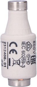 ETI Wkładka topikowa zwłoczna 20A 500V~/250 (BiWtz) 002312406 ETI Wkładka topikowa zwłoczna 20A 500V~/250 (BiWtz) 002312406