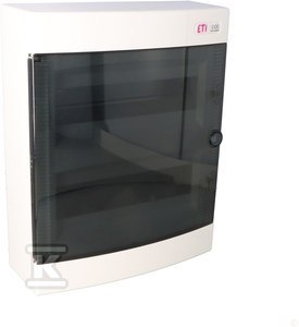 Obudowa natynkowa ETI 24 moduły drzwi transparentne Obudowa natynkowa ETI 24 moduły drzwi transparentne