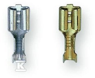 ERKO Nasuwka MS 6,3-1/100 DIN 46247 100SZT ERKO Nasuwka MS 6,3-1/100 DIN 46247 100SZT