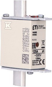 ETI Wkładka topikowa przemysłowa zwłoczna KOMBI NH000 160A/400V