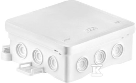 SIMET Puszka instalacyjna naścienna NS7 FASTBOxHOOK 100x100x40 IP54 BIA SIMET Puszka instalacyjna naścienna NS7 FASTBOxHOOK 100x100x40 IP54 BIA