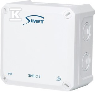 Puszka instalacyjna SNFK11, IP66 BIAŁA Puszka instalacyjna SNFK11, IP66 BIAŁA